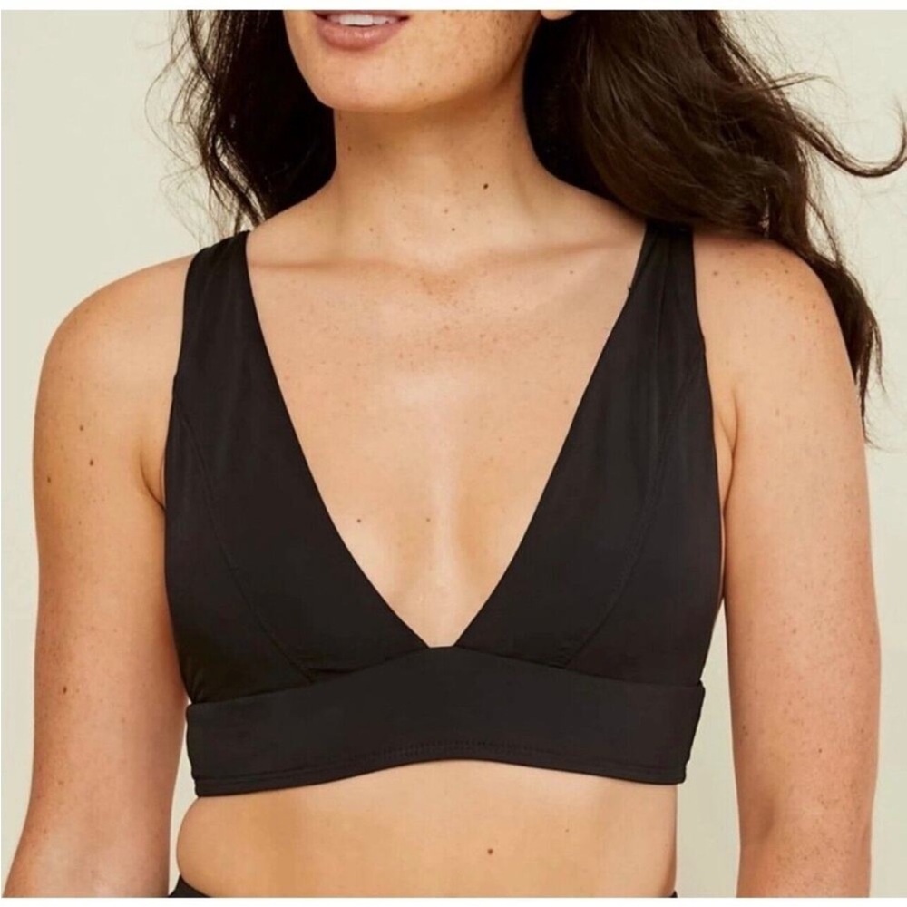 Andie Swim Women’s The Belize Top Black Size M NWT